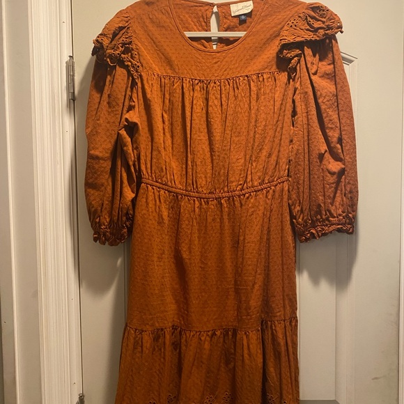 Universal Thread Rust Textured Dress - Picture 2 of 3